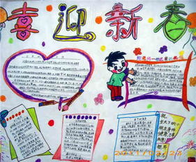 春节板报设计，春节板报模板