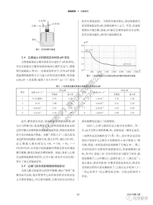 乙烯和溴水反应现象