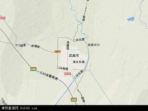 武威地图全图可放大，武威地图位置