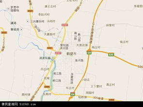 鹤壁市地图高清版大图，鹤壁市地图高清全图淇滨区