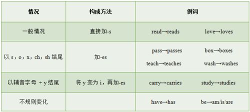 一般现在时的组成结构