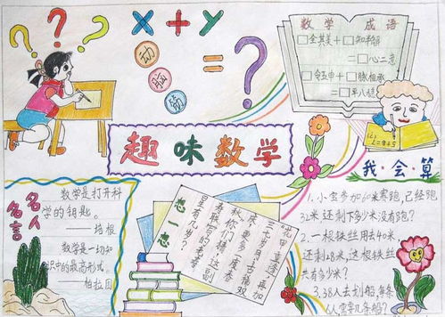 数学小报四年级，数学小报内容摘抄
