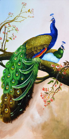 孔雀怎么画简单又漂亮