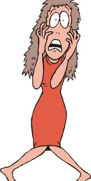 惊恐的表情图片 可爱，惊恐的表情图片动漫