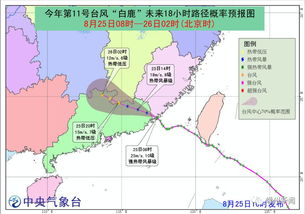 2019年11号台风白鹿现在在哪里对厦门有什么影响
