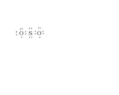 so2的电子式和结构式，so2的电子式空间结构