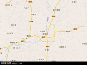 曲周县地图全景图，河北曲周县地图