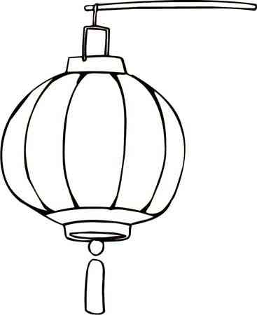 灯笼的简笔画怎么画