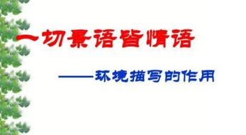 社会环境描写的句子，什么叫社会环境描写