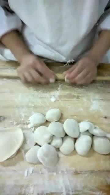 擀饺子皮的制作方法与步骤