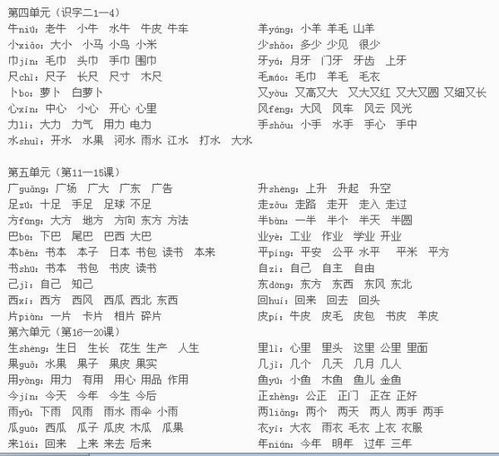 一的组词一年级上册，一的组词有哪些呢一年级