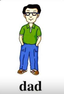 爸爸的英语怎么写