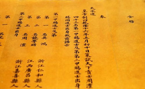 两榜出身的是什么，两榜出身的是谁