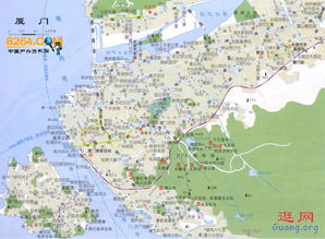 厦门地图旅游地图高清可放大，厦门地图全景