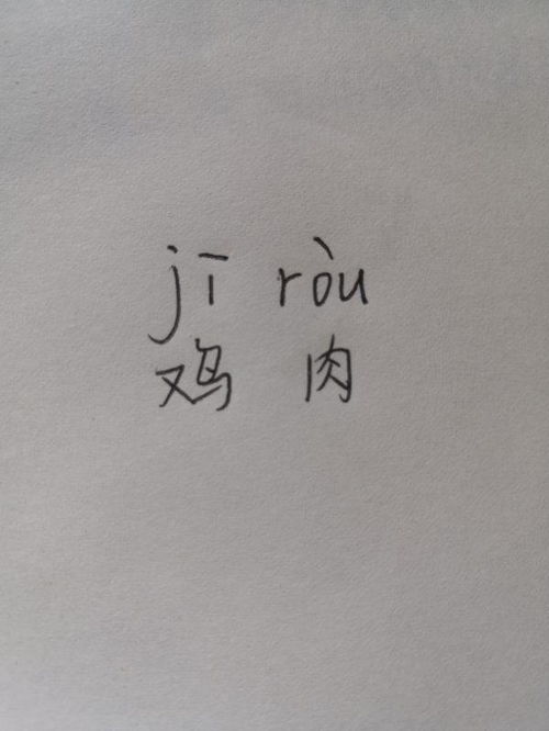 肉拼音怎么拼写声调，图拼音