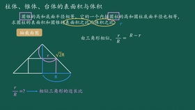圆锥表面积推导过程