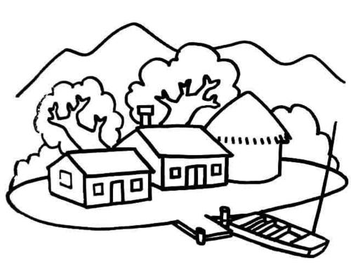 简笔画山水风景是怎么画