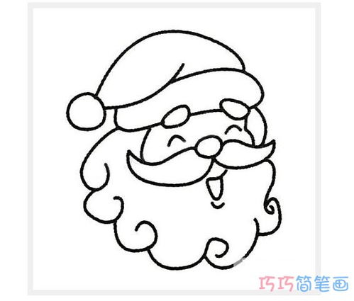 圣诞老公公简笔画怎么画?