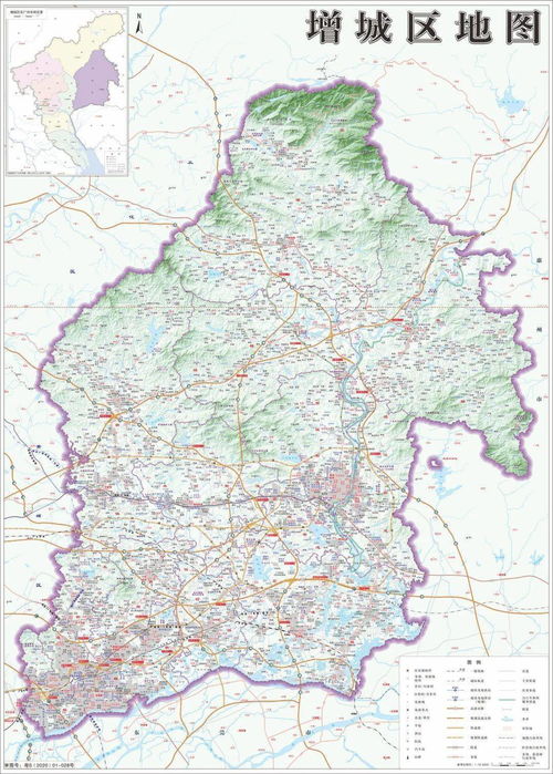 增城地图分布，黄埔增城地图
