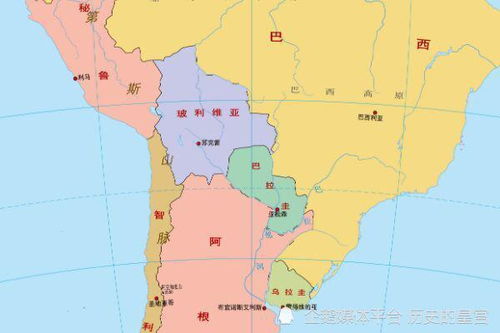 南美国家地图，南美国家指的是哪些国家呢