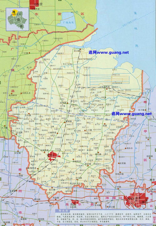 寿光地图图片，山东潍坊寿光地图