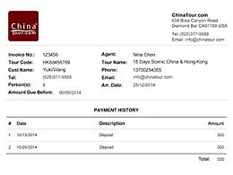 invoice no.是什么意思，invoice格式范本