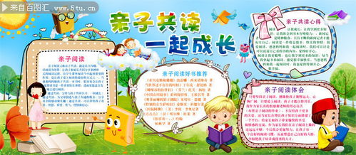 亲子共读手抄报图片三年级，亲子共读手抄报图片大全,简单