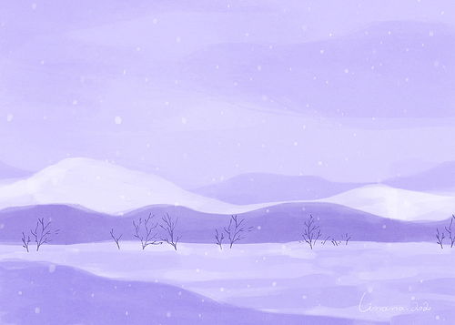 冬天的画面怎么画
