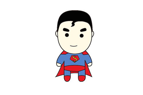 超人简笔画怎么画?