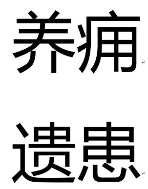 养痈遗患怎么读
