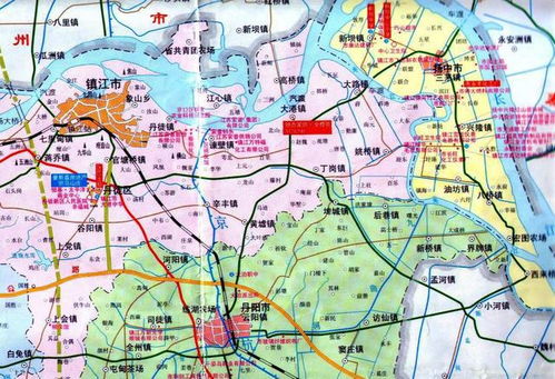 丹阳市访仙镇长丰村的地图