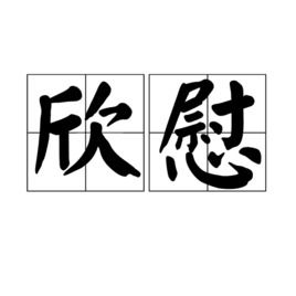 欣慰是什么意思?