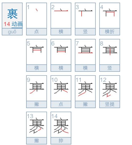 包的笔顺怎么写?