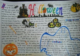 小学生万圣节英语手抄报内容?