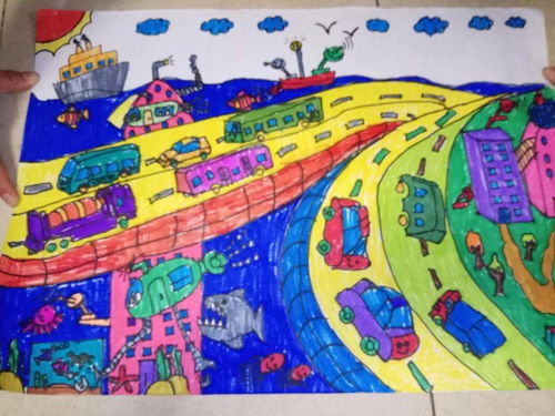 二年级科幻画第一名，二年级科幻画大全8岁