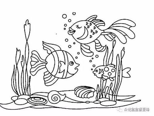 海洋世界怎么画