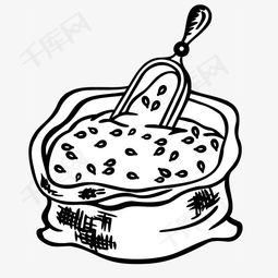 大米简笔画图片大全可爱，东北大米简笔画