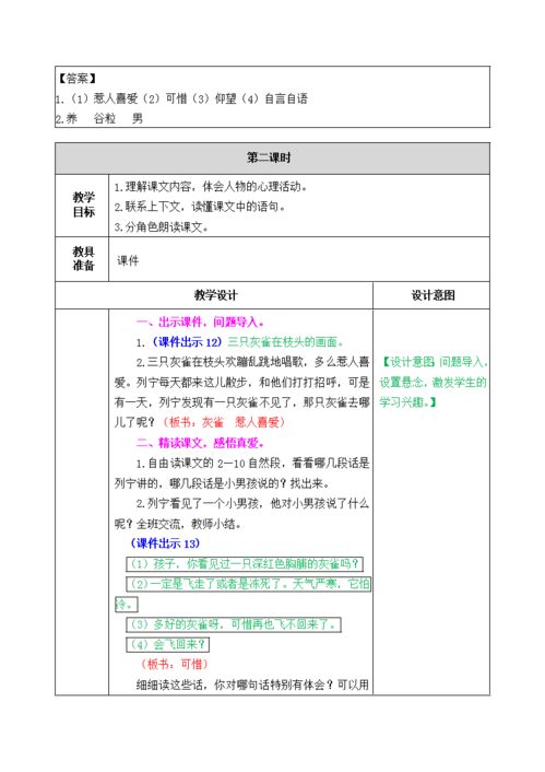灰雀教学设计一等奖，灰雀教学设计一等奖教学实录