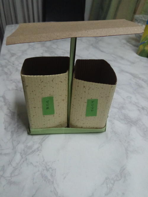 手工制作垃圾桶图片，一年级手工制作垃圾桶