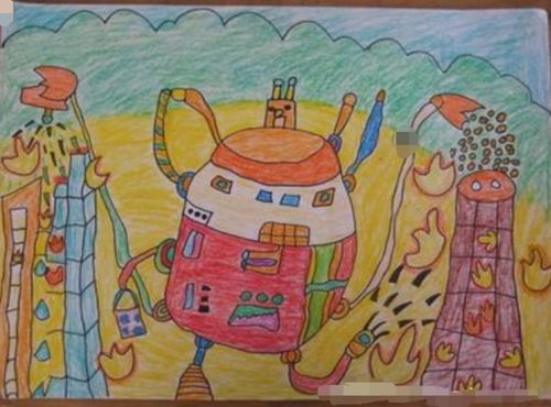 交通安全画怎么画?