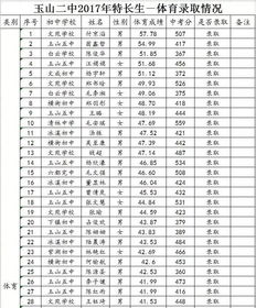 淮南二中国际班录取名单