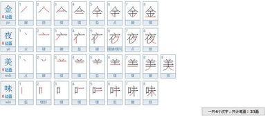 披笔画顺序，夜笔画组词