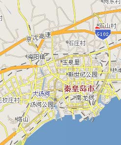 秦皇岛地图位置 全图，秦皇岛地图位置图