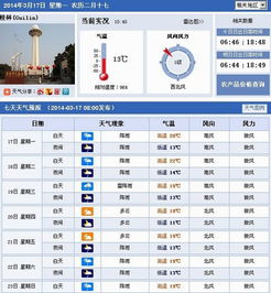 桂林天气预报一周7天实时查询，桂林天气预报一周天气15天天气