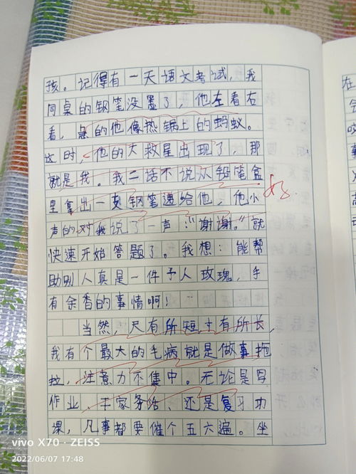 ___的我作文600字左右