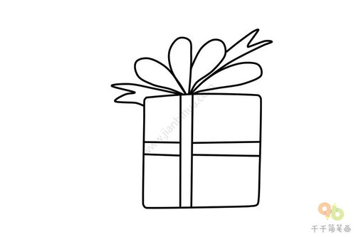 礼物的简笔画图片大全，礼物的简笔画彩色