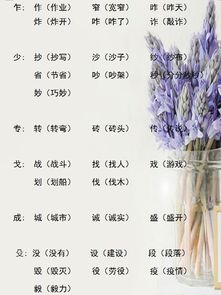 辫组词拼音