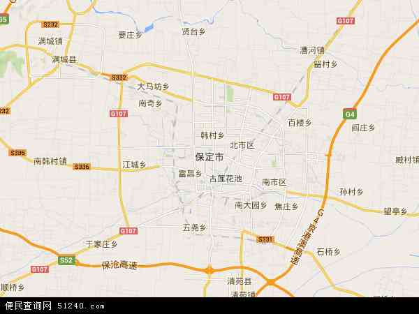 保定徐水区漕河镇27个行政村高清地图