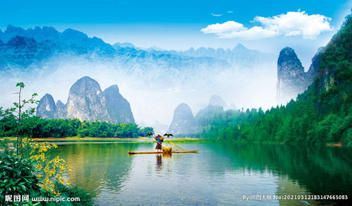 桂林山水风景画，桂林山水风景视频素材