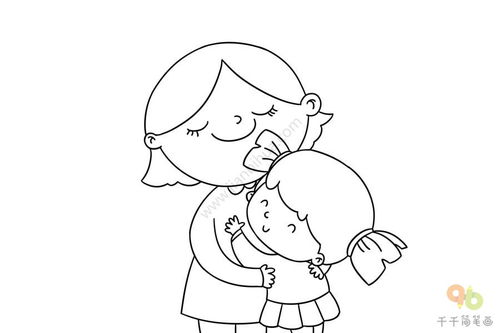 我的妈妈简笔画图片大全，我的妈妈简笔画涂色